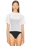 Proenza Schouler Kimia Open Crochet Top