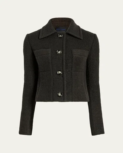 PROENZA SCHOULER KINSLEY TAILORED BOUCLÉ TWILL JACKET