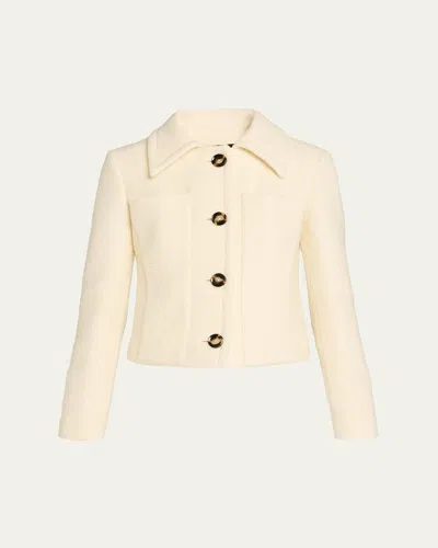 Proenza Schouler Kinsley Wool-blend Jacket In Neutral