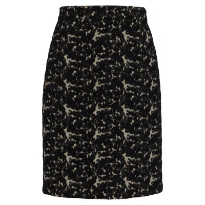 Proenza Schouler Knee Length Printed Skirt In Multicolor Wool