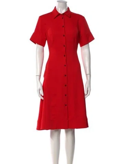 Pre-owned Proenza Schouler Knee-length Dress In Red