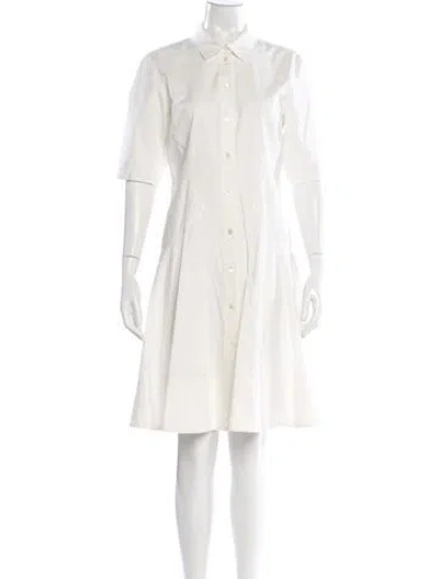 Pre-owned Proenza Schouler Knee-length Dress In White