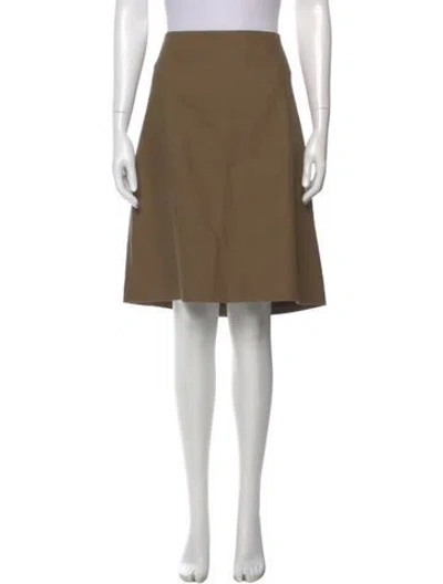 Pre-owned Proenza Schouler Knee-length Skirt In Brown