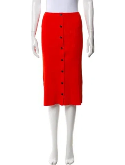 Pre-owned Proenza Schouler Knee-length Skirt In Orange