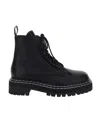 Proenza Schouler Lace-up Ankle Boots In Black