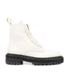 Proenza Schouler Lace-up Ankle Boots In White