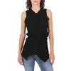 Proenza Schouler Ladies Black Textured Crepe Sleeveless Top In Black
