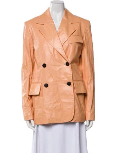 Pre-owned Proenza Schouler Lambskin Blazer In Neutral