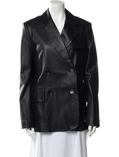 Pre-owned Proenza Schouler Lambskin Blazer W/ Tags In Black