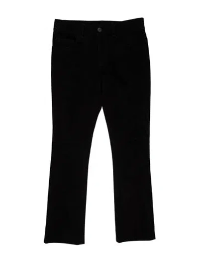 Pre-owned Proenza Schouler Lambskin Straight Leg Pants In Black