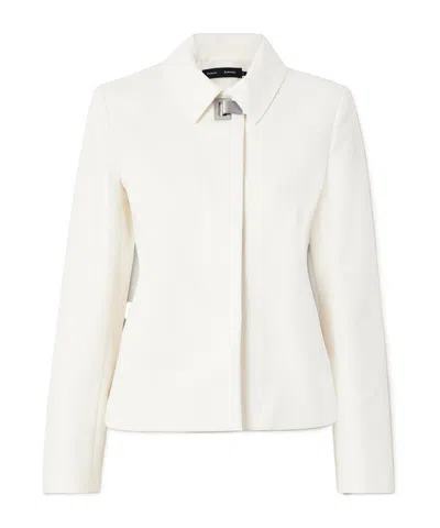 Proenza Schouler Lana Buckle Jacket In White