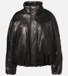 Proenza Schouler Laney Leather Jacket In Black