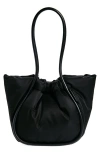 Proenza Schouler Large Ruched Puffy Nylon Tote Bag In Black