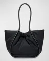 Proenza Schouler Large Ruched Puffy Nylon Tote Bag In Black
