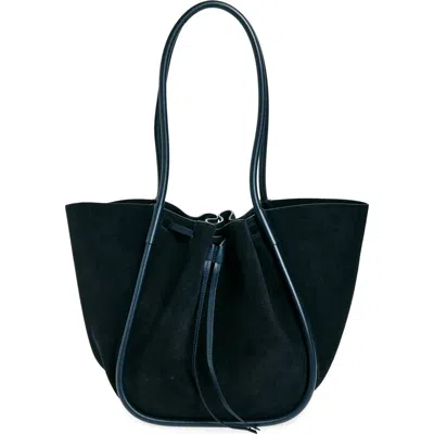 PROENZA SCHOULER PROENZA SCHOULER LARGE RUCHED SUEDE TOTE