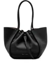 Proenza Schouler Large Ruched Pebbled Calfskin Tote Bag