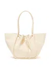 Proenza Schouler Large Ruched Tote Bag In Neutrals