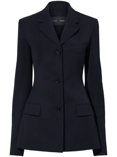 Proenza Schouler Lark Blazer In Black