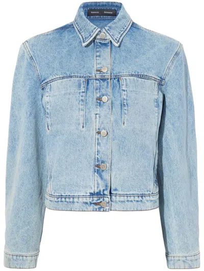 PROENZA SCHOULER LAWRENCE DENIM JACKET - WOMEN'S - COTTON