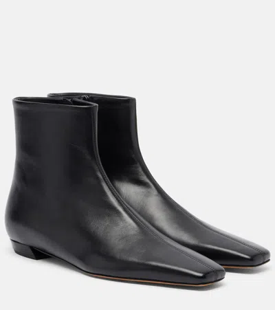 Proenza Schouler Leather Ankle Boots In Black