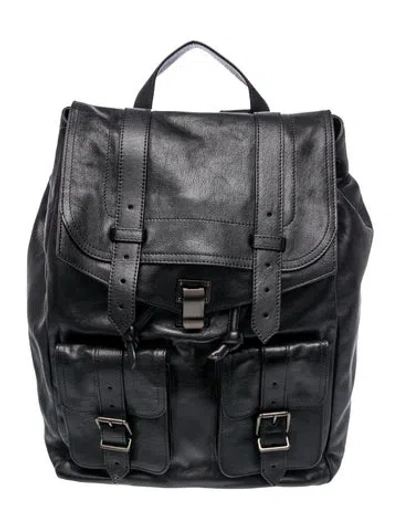 Pre-owned Proenza Schouler Leather Backpack In Black