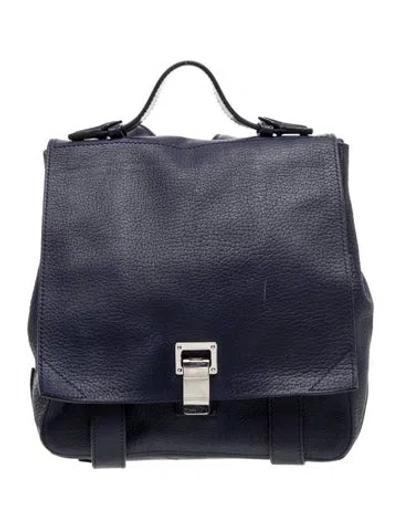 Pre-owned Proenza Schouler Leather Backpack In Blue