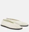 Proenza Schouler Leather Ballet Flats In White