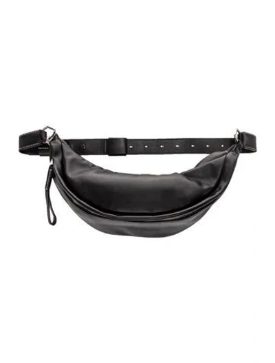 Pre-owned Proenza Schouler Leather Belt Bag In Black