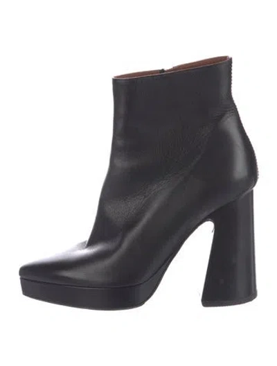 Pre-owned Proenza Schouler Leather Boots In Black