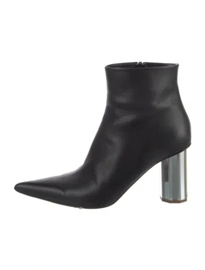 Pre-owned Proenza Schouler Leather Boots In Black