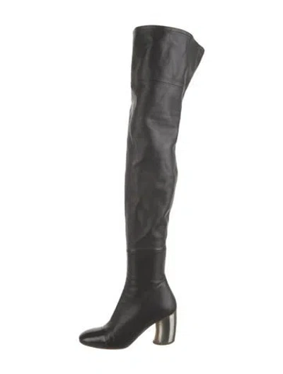 Pre-owned Proenza Schouler Leather Boots In Black