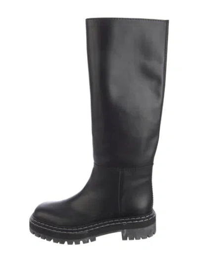 Pre-owned Proenza Schouler Leather Boots In Black