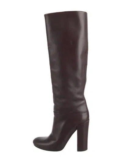 Pre-owned Proenza Schouler Leather Boots In Black