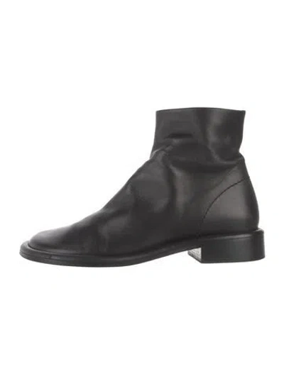 Pre-owned Proenza Schouler Leather Boots In Black