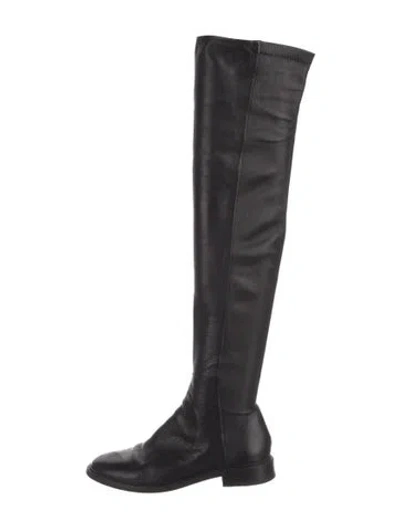 Pre-owned Proenza Schouler Leather Boots In Black