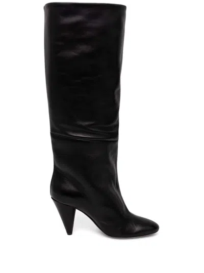 Proenza Schouler Leather Boots In Black
