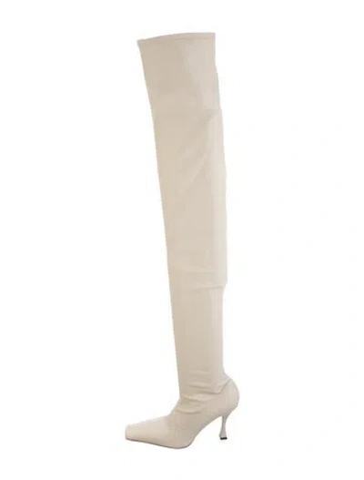 Pre-owned Proenza Schouler Leather Boots In Neutral