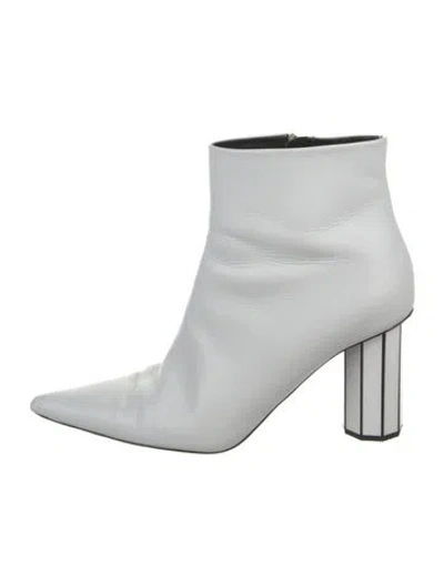 Pre-owned Proenza Schouler Leather Boots In White