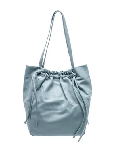 Pre-owned Proenza Schouler Leather Bucket Bag In Blue