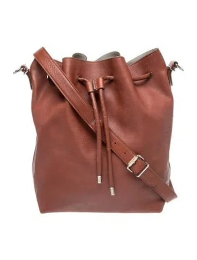 Pre-owned Proenza Schouler Leather Bucket Bag In Brown