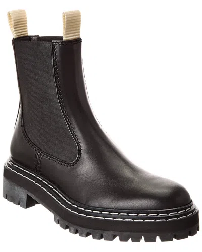Proenza Schouler Leather Chelsea Boot In Black