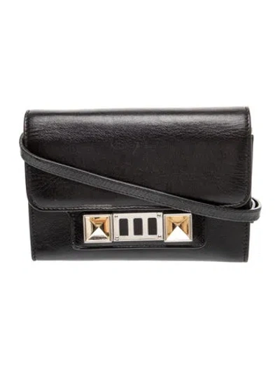 Pre-owned Proenza Schouler Leather Clutch In Black
