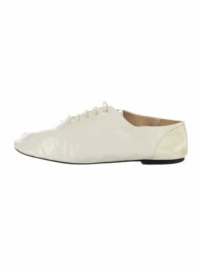 Pre-owned Proenza Schouler Leather Flats In White