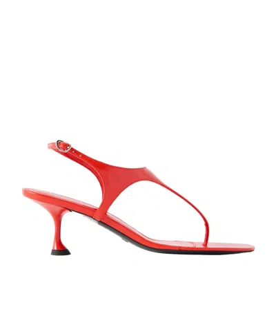 Proenza Schouler Leather High-heeled Sandals In Red