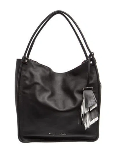 Pre-owned Proenza Schouler Leather Hobo In Black