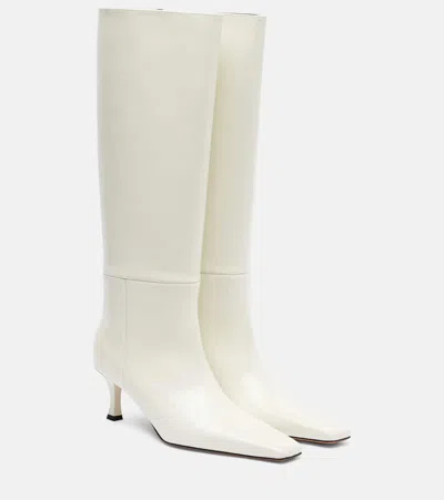 Proenza Schouler Leather Knee-high Boots In White