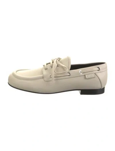 Pre-owned Proenza Schouler Leather Loafers In Neutral
