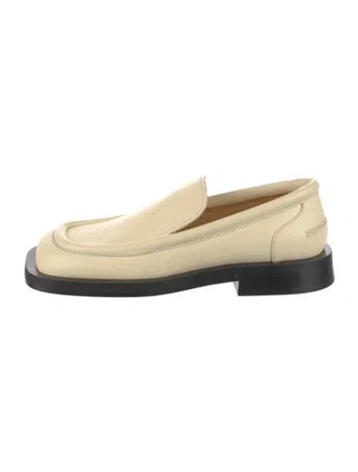 Pre-owned Proenza Schouler Leather Loafers In Neutral