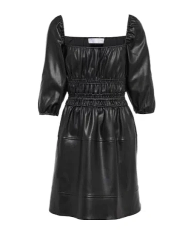 Proenza Schouler Leather Minidress In Black