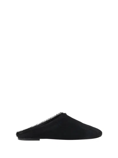 Proenza Schouler Leather Mules In Black